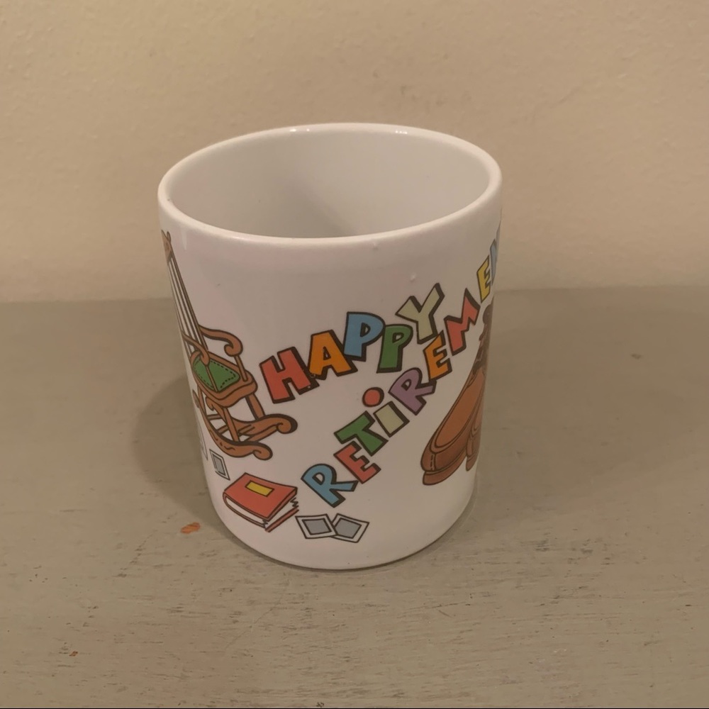 Vintage Lefton Happy Retirement Mug
